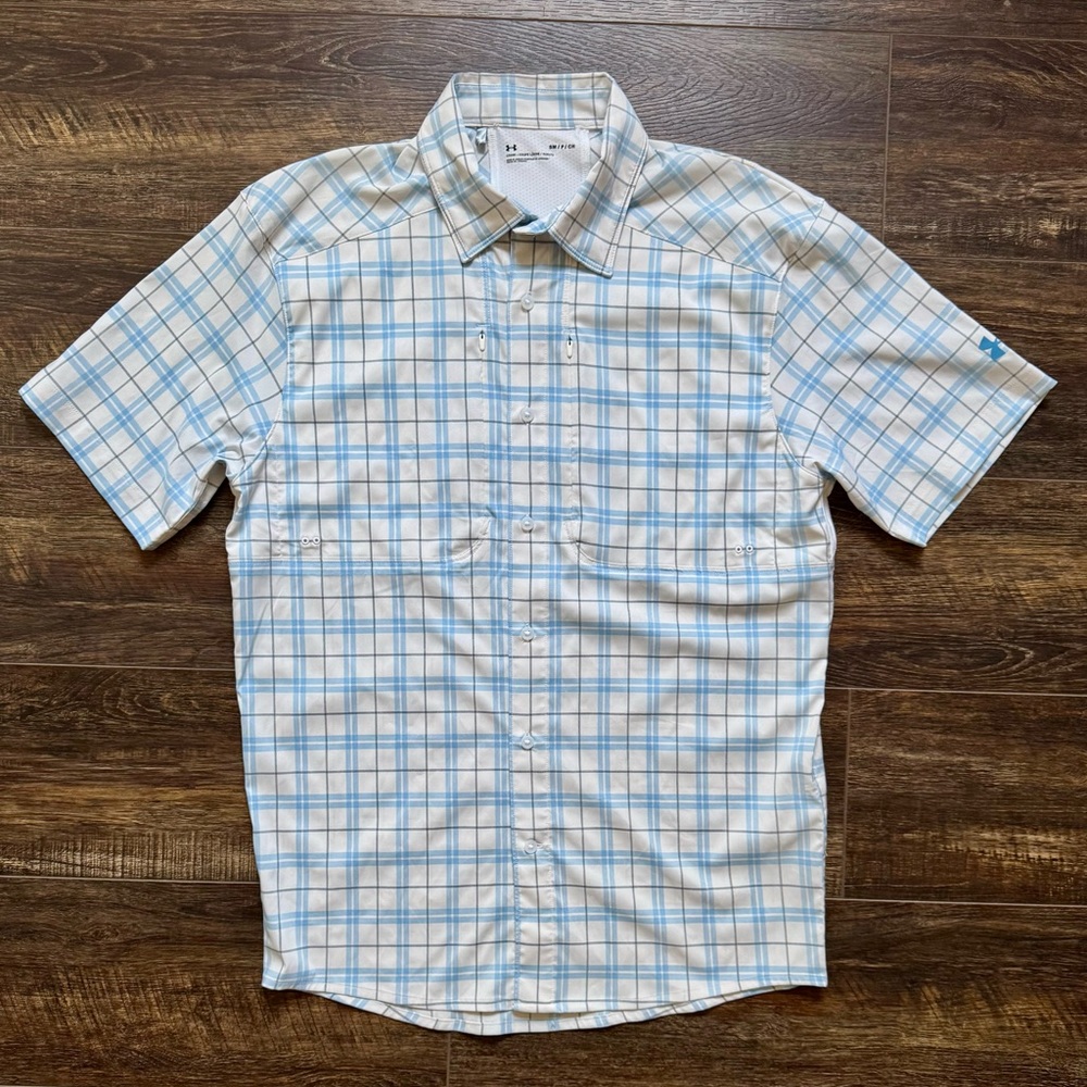 UNDER ARMOUR Men’s Golf Shirt S - Picture 2 of 8